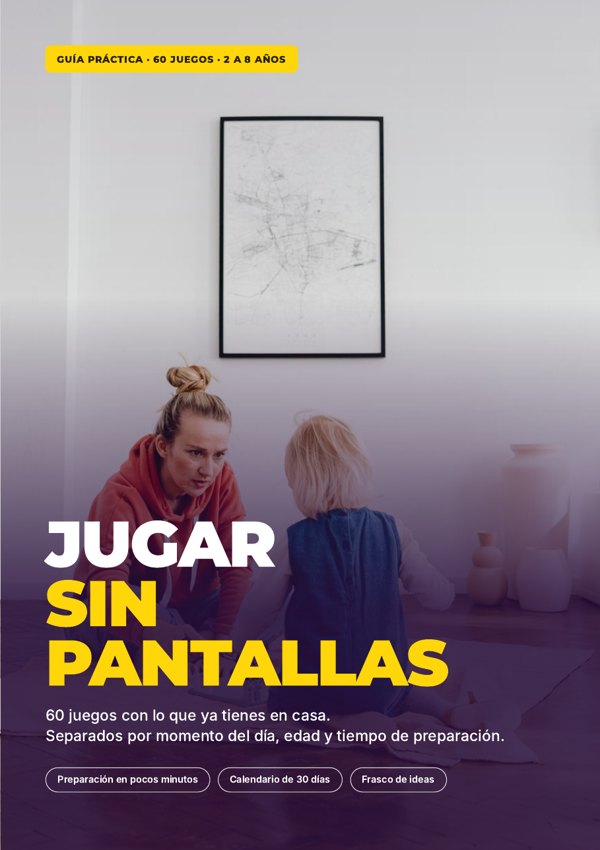 Portada de la guía Jugar Sin Pantallas